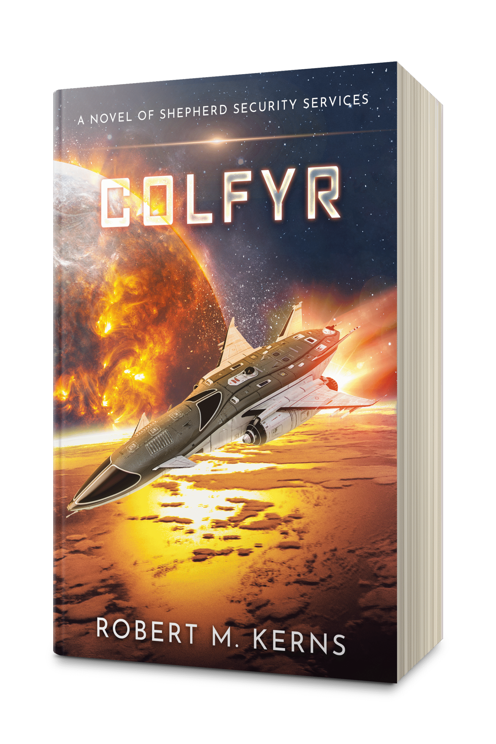 Colfyr_3DPaperback 3D paperback image of "Colfyr"