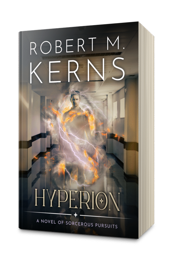 3D paperback image of "Hyperion"