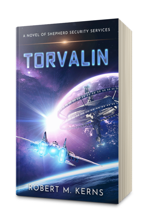3D paperback of "Torvalin"