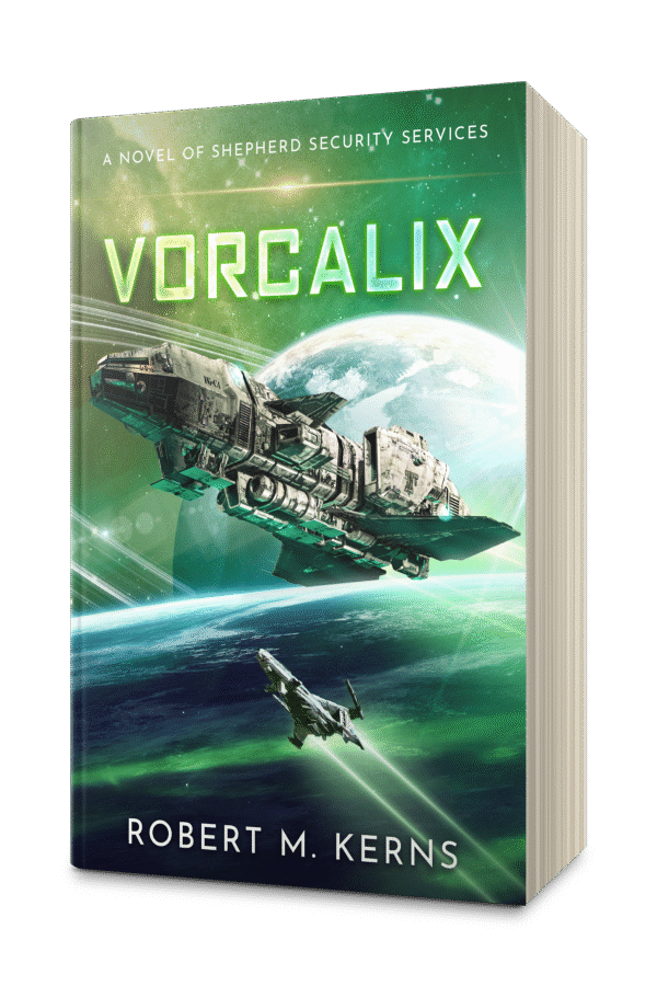 3D paperback image of "Vorcalix"