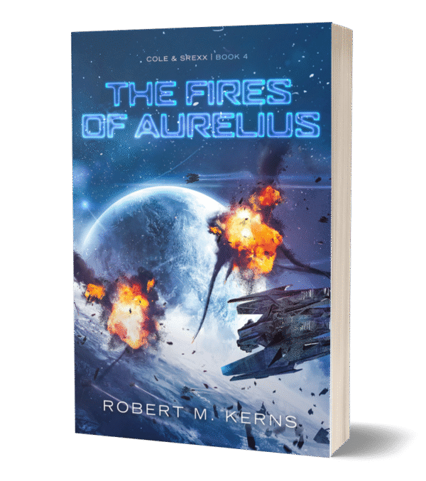 3d paperback image of "The Fires of Aurelius"