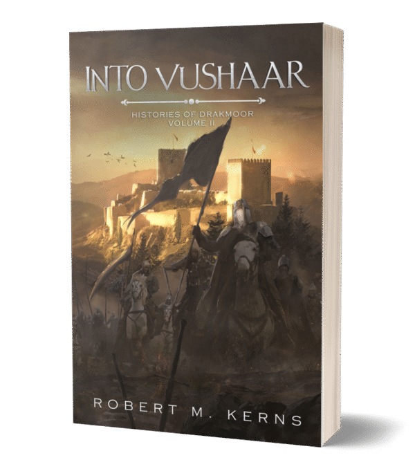 3D paperback image of "Into Vushaar"