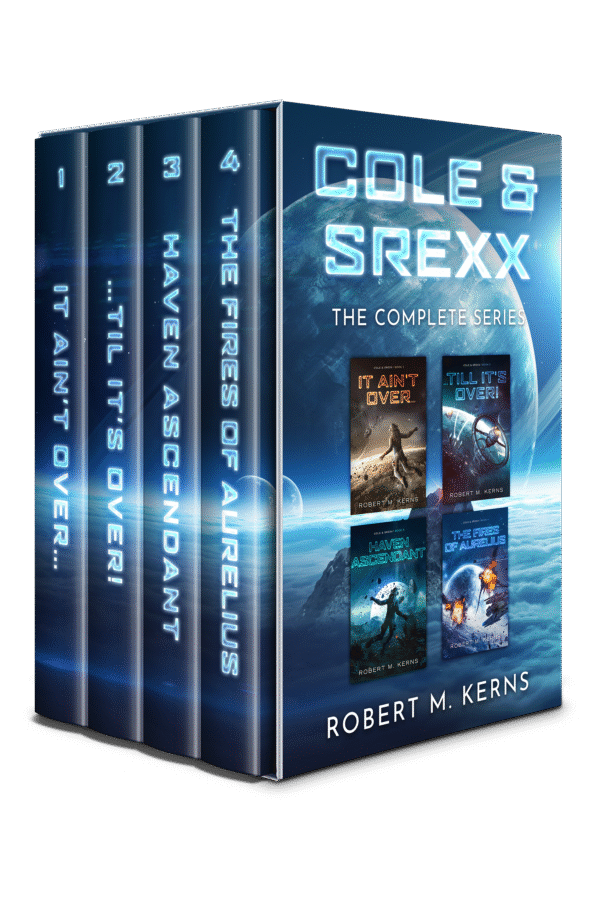 3D boxset image for "Cole & Srexx" series omnibus