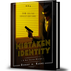 3D paperback image of "Mistaken Identity"